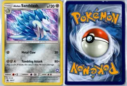 Pokemon Card - Alolan Sandslash - Sun & Moon Promo SM127 Promo Heavily Played - Image 3