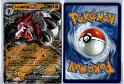 Pokemon Card - Lycanroc ex Paldea Evolved 117/193 Double Rare Holo LP - Modern - Image 3