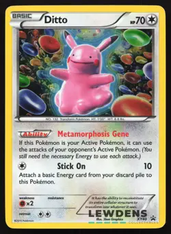 Ditto - XY40 - Cosmos Holo - XY Black Star Promo - Pokemon Card - LP1 - Image 1
