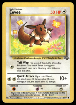 Pokemon TCG - Jungle - Eevee 51/64 - P - Image 1