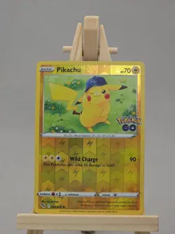Pikachu (Pokemon GO Reverse Holo) #028/078 - Near Mint (NM) - Image 1