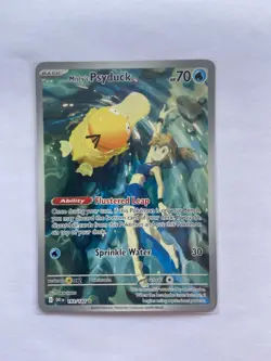 Pokemon TCG Misty's Psyduck Destined Rivals 193/182 Illustration Rare Card - Image 1