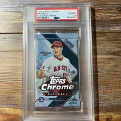 2018 Topps Chrome Foil Hobby Pack PSA 10 Shohei Ohtani Soto Acuna RC’s Pop 7 - Image 1