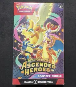 Pokemon TCG Mega Evolution Ascended Heroes Booster Bundle Box 6 Packs English - Image 1