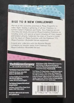 Pokemon TCG Mega Evolution Ascended Heroes Booster Bundle Box 6 Packs English - Image 2