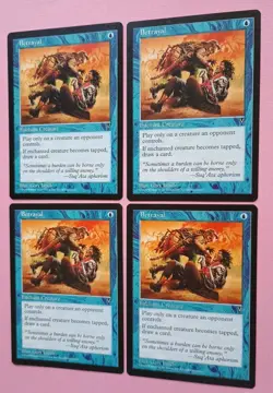 Magic the Gathering MTG Visions BETRAYAL X 4 VLP/EX C 1997 Nice! - Image 2