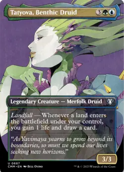 Tatyova, Benthic Druid CMM #687 Commander Masters Magic: The Gathering NM - Image 1