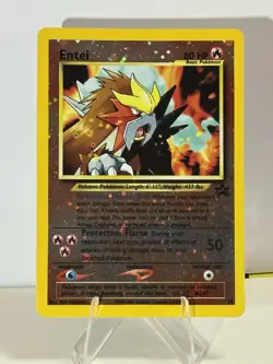 Entei Black Star Promo 34 Reverse Holo Pokemon Trading Card - Image 1