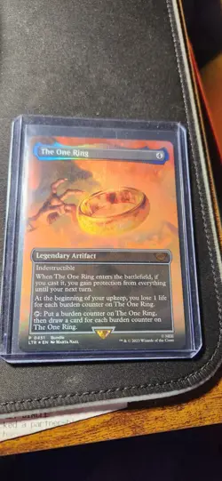 The One Ring (Borderless) LOTR MTG Promo - Image 1