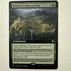 1x Journey to the Lost City ~ Extended Art NM-Mint, English Commander Legends: B - Image 1