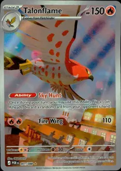 Talonflame 091/088 Holo Illustration Rare Perfect Order Pokemon NM - Image 1