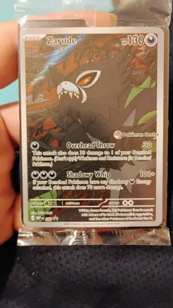 Zarude #088 Pokemon Center Stamped Exclusive Black Star Promo (NEW/SEALED) - Image 1
