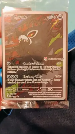 Zarude #088 Pokemon Center Stamped Exclusive Black Star Promo (NEW/SEALED) - Image 2