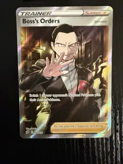 Pokemon Boss’s Orders Giovanni 189/192 Full Art Rebel Clash Near Mint Playset - Image 4
