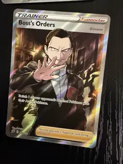 Pokemon Boss’s Orders Giovanni 189/192 Full Art Rebel Clash Near Mint Playset - Image 5