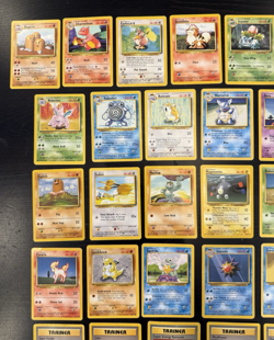 Pokemon Base Set Unlimited Mixed Lot 47 Card Set w/ Trainer & Energy Cards - Image 2