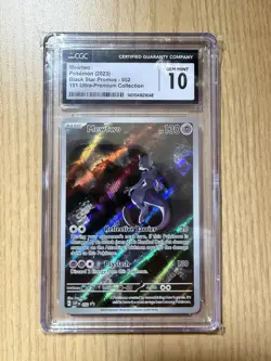 Mewtwo 052 151 UPC Promo Pokemon CGC 10 Gem Mint - Image 1
