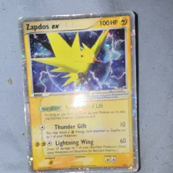 Zapdos ex 033 Promo Holo EX 100 HP English Pokemon TCG Nintendo K. Hoshiba - Image 1