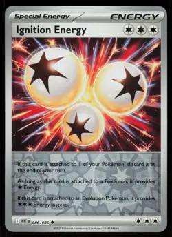 Ignition Energy 086/086 Uncommon White Flare Pokemon Reverse Holo Near Mint - Image 1