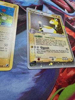Pokemon TCG Ampharos ex 89/97 Dragon Holo & Unseen Forces Stamped Holo 1/115 - Image 5