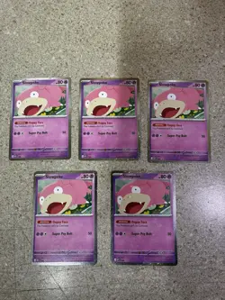 5x Slowpoke Promo MEP 086 Pitch Black Cosmos Holo Pokemon TCG Near Mint - Image 2