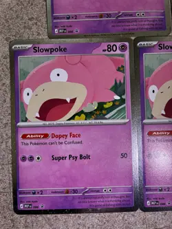 5x Slowpoke Promo MEP 086 Pitch Black Cosmos Holo Pokemon TCG Near Mint - Image 5