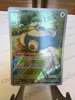 Pokemon 151 Snorlax SVP 051 Black Star ETB Promo Full Art Holo - Image 1