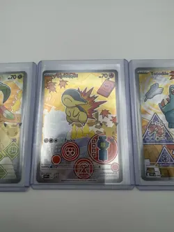 Pokemon First Partner Series 2 Johto Starter Set Chikorita Cyndaquil Totodile - Image 3