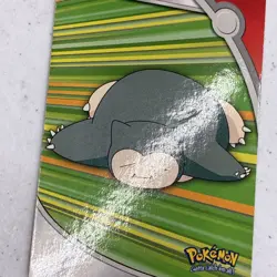 MINT Snorlax #HV14 Pokemon Topps Heroes & Villains Series 2 TV Animation Vintage - Image 4