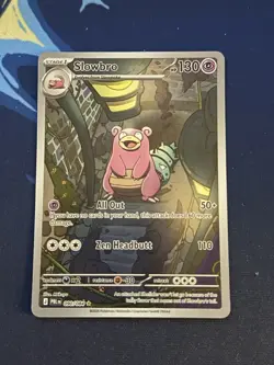 Pokemon TCG IR Slowbro 90/84 Mega Evolutions Pitch Black Holo NM English - Image 1
