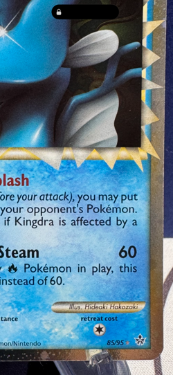 Pokemon TCG Kingdra Prime Unleashed 85/95 Holo Rare w/ FREE SHIPPING !! - Image 5