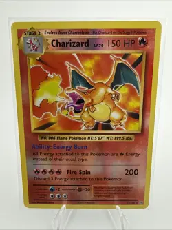 Pokemon Charizard 11/108 Evolutions Reverse Holo Rare English 2016 - Image 1