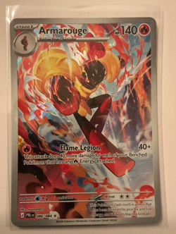 Pokemon TCG Armarouge 086/084 PBL EN Full Art Holo Illustration Rare English - Image 1