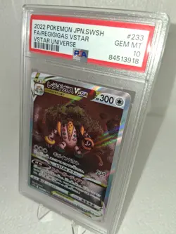PSA 10 Regigigas VSTAR 233/172 S12a VSTAR Universe Japanese 2022 SAR Holo - Image 3