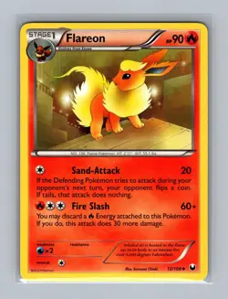 Flareon 12/108 Uncommon Dark Explorers Pokemon Lightly Played - Image 1