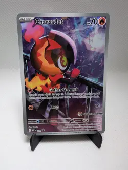 Pokemon TCG Charcadet Pokemon Center Promo Holo 022 70 HP English 2025 - Image 1