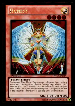 Honest - PGLD-EN035 NM Gold Rare Premium Gold Yu-Gi-Oh 1st Edition - Image 1