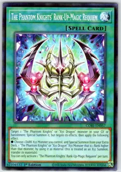 The Phantom Knights' Rank-Up-Magic Requiem CORI-EN057 Yu-Gi-Oh 1st Edition NM - Image 1