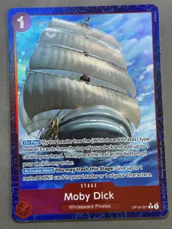 Moby Dick (Alternate Art) OP16-021 The Time of Battle Foil One Piece CCG - Image 1