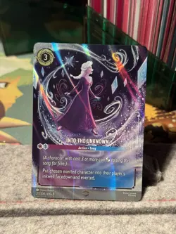 Disney Enchanted Lorcana Into the Unknown 213/204 Elsa Frozen - Image 1