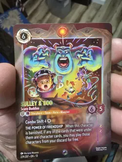 Lorcana TCG Sulley & Boo Enchanted 229/204 Attack of the Vine! - Image 2