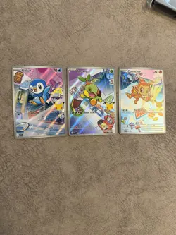 Pokemon TCG Turtwig, Chimchar And Piplup - First Partner Collection Set - Image 1