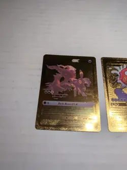 Pokemon Custom Gold Foil Card Tag Team Lot For Art Purposes - Image 2