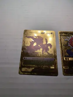 Pokemon Custom Gold Foil Card Tag Team Lot For Art Purposes - Image 3