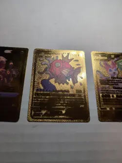 Pokemon Custom Gold Foil Card Tag Team Lot For Art Purposes - Image 4