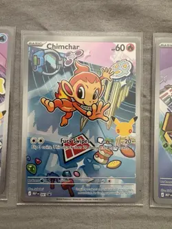 Pokemon TCG First Partner Illustration Starters Piplup, Chimchar And Turtwig - Image 3