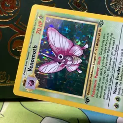 Pokemon TCG Venomoth Holo Rare 1st Edition Jungle 1999 #13/64 LP + NM - - Image 4