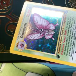 Pokemon TCG Venomoth Holo Rare 1st Edition Jungle 1999 #13/64 LP + NM - - Image 5