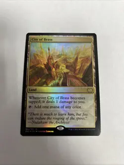 City Of Brass Foil Double Masters 2022 Card #321 MTG LP - Image 1