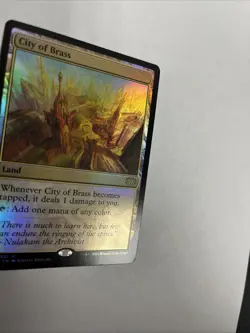 City Of Brass Foil Double Masters 2022 Card #321 MTG LP - Image 2